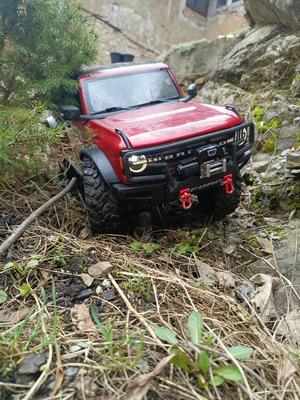 Bumper with winch mount for traxxas trx4 bronco
