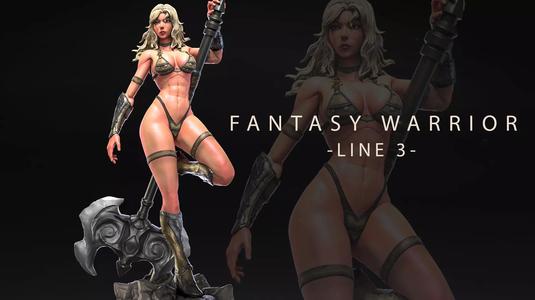 Fantasy Warrior - Line 3 - F2 -