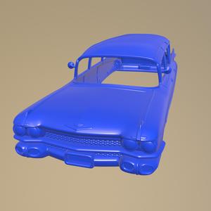Cadillac Fleetwood 75 Miller-Meteor Hearse 1959 PRINTABLE CAR BODY