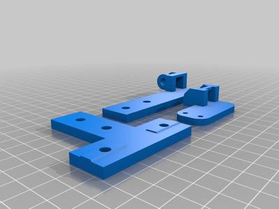 D-bot gantry cable chain ends