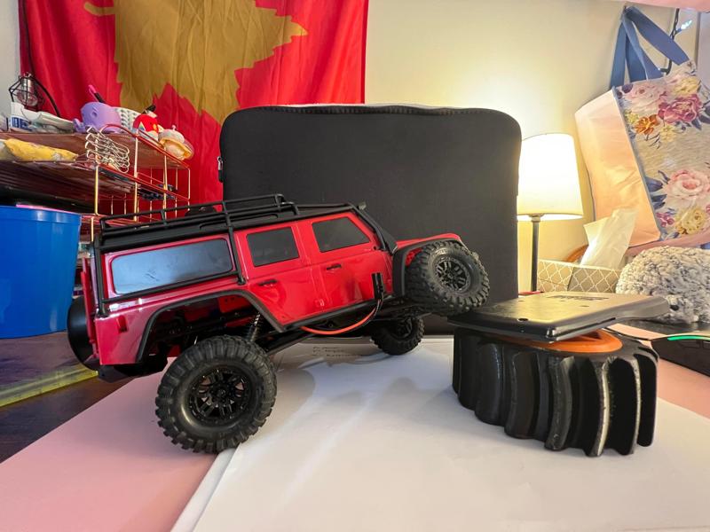 Trx4m rear shock and esc mount