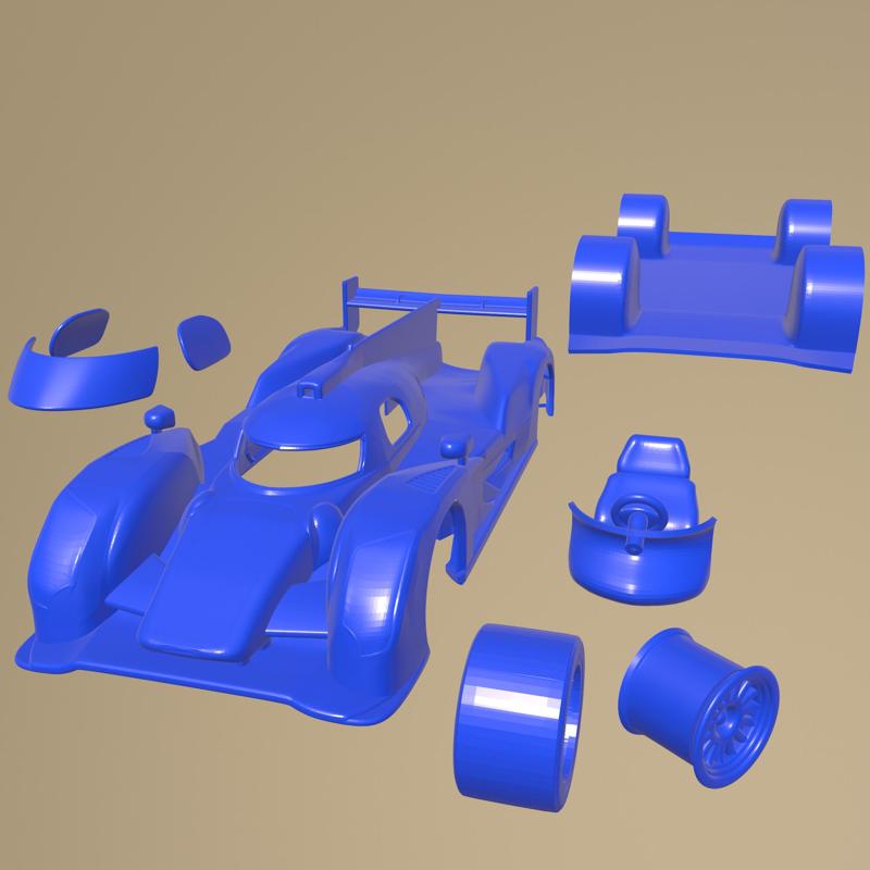 AUDI R18 TDI 2011 PRINTABLE CAR IN SEPARATE PARTS