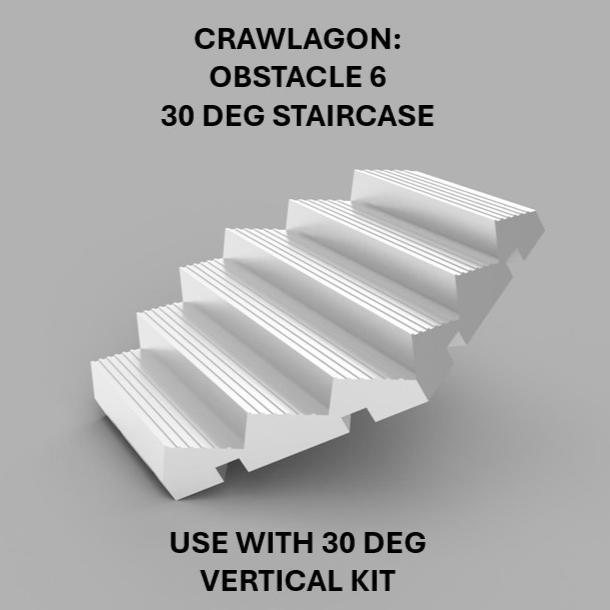 CRAWLAGON: *OBSTACLE 6: STAIRCASE* || RC rock crawling system for 1/24, 1/18, 1/16 scale RC crawlers