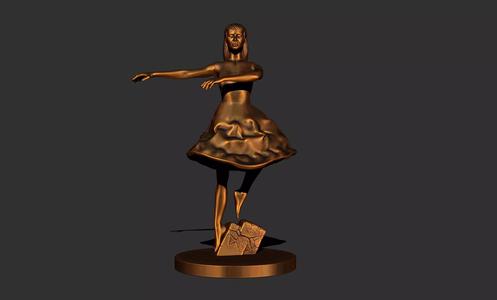 Girl 3D print model