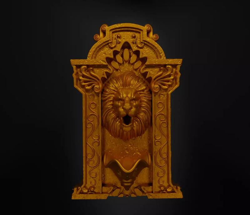 Lion Book Nook - Animal Lion Bookend - Lion Book Prop