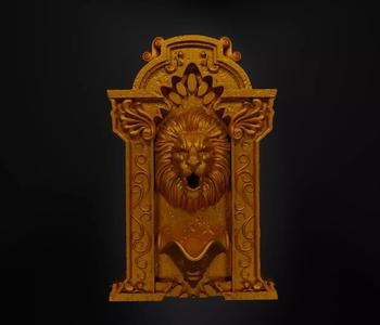 Lion Book Nook - Animal Lion Bookend - Lion Book Prop