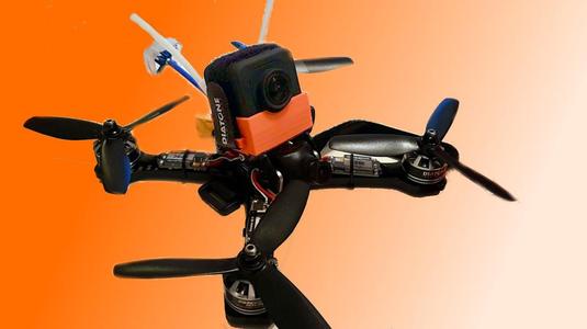 Crusader GT2 200 SJCAM M10+ and RX Antenna Holder