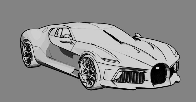 BUGATTI LA VOITURE NOIRE 2022