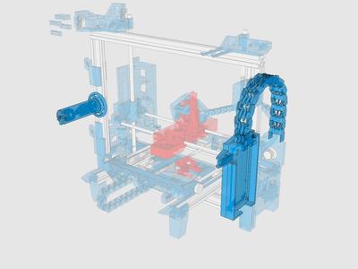 Control board V1.0 cover & Spool holder