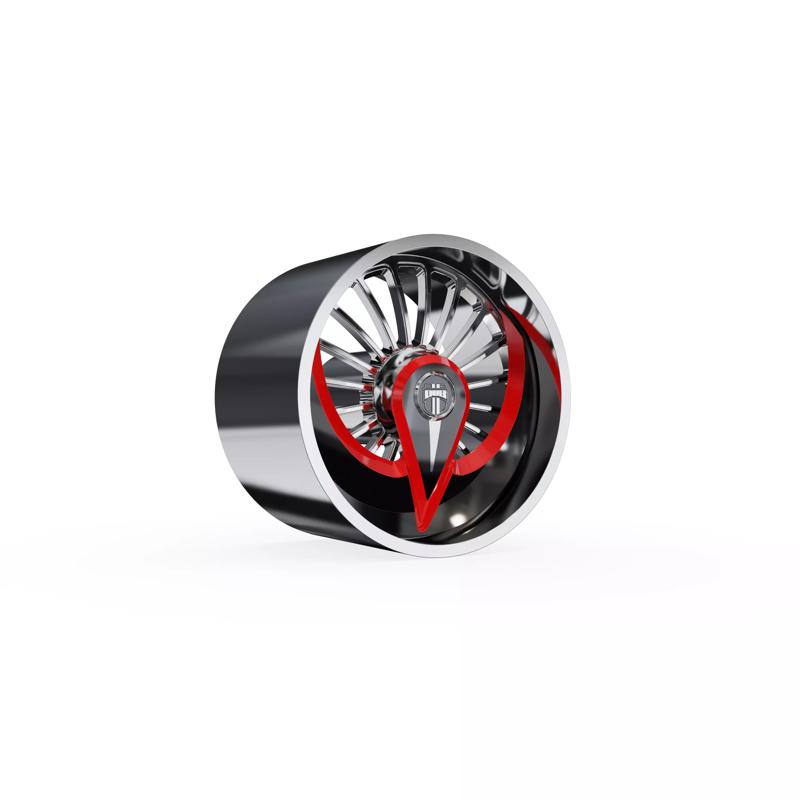 DUB AZZMACKA WHEEL 3D MODEL