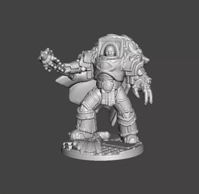 6MM SCALE HERETIC WARLORD MINIATURE MODEL SCIFI OR FANTASY GAMES