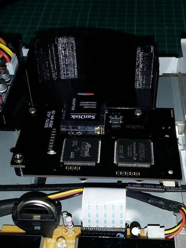 Sega Dreamcast GD-EMU SD Card Tray (alternative, for clones)