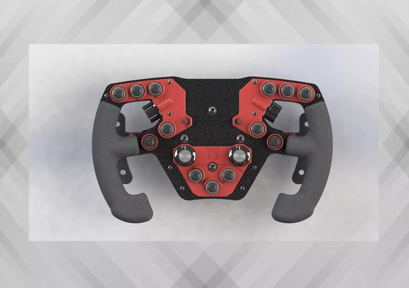 STEERING WHELL F1 TS 300MM - VOLANTE F1 TS 300MM