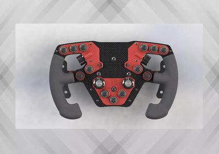 STEERING WHELL F1 TS 300MM - VOLANTE F1 TS 300MM