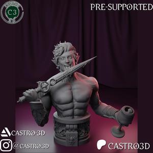 Astarion Ancunin NSFW - Baldurs Gate 3 Bust Collection 3D print model