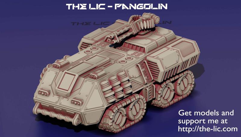 The LIC - GDI Inspired Pangolin Troop transport