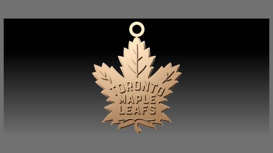 NHL toronto maple leafs keychan shield color printable