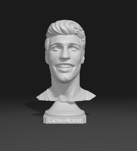 Carlos Alcaraz - Premium Statue