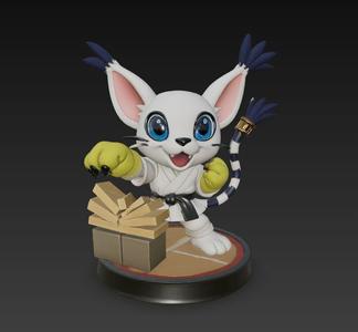 gatomon digimon sport karate