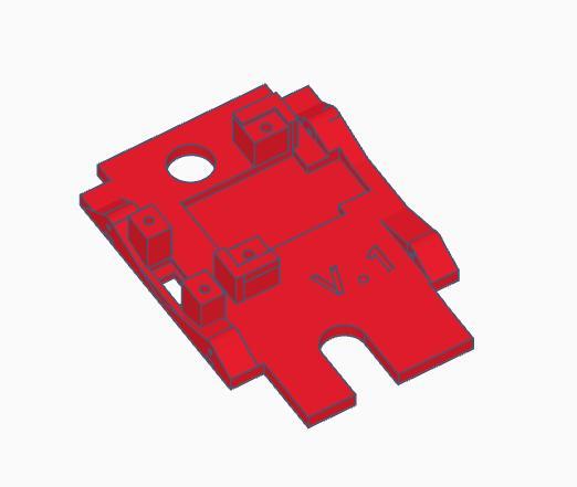 BASE PLATE GEARBOX MN78 FOR BRUSHED MOTOR V.1