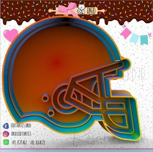 RUGBY HELMET cookie cutter - RUGBY HELMET cookie cutter