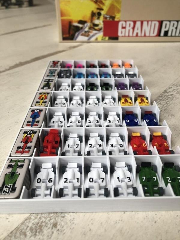 Grand Prix (GMT Games) Cars & Insert