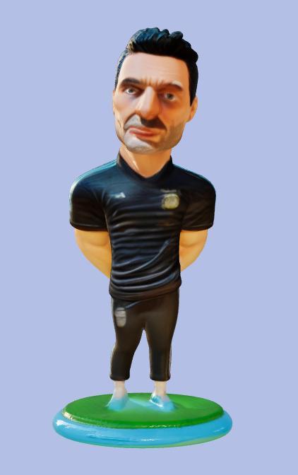Lionel Scaloni bobblehead soccer doll