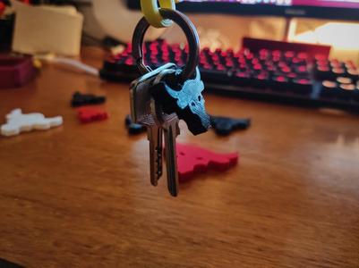 The rock project keychain