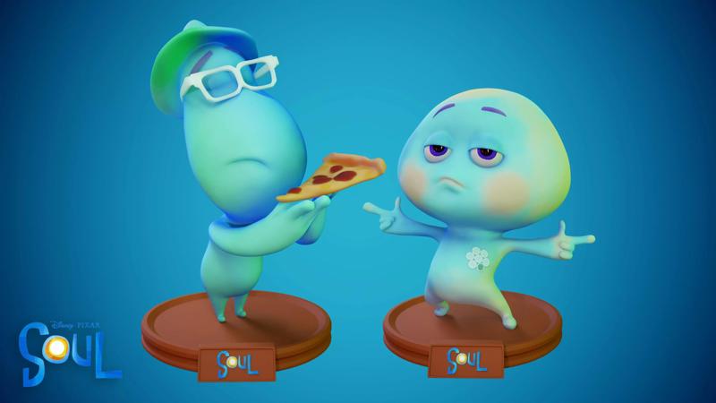 joe Gardner and 22 - Soul Disney Pixar 3D print model  3D Model Collection