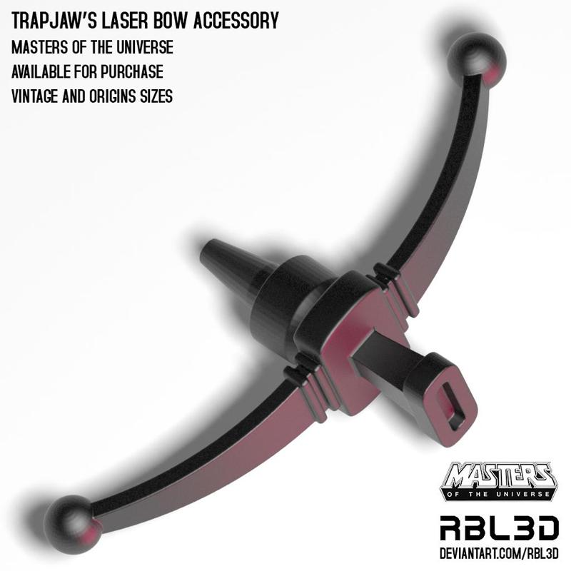Trap Jaw Laser Bow accessory Origins/Vintage (MOTU HE-MAN)