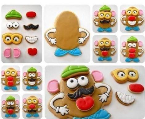 MR. POTATO FACE COOKIE CUTTER