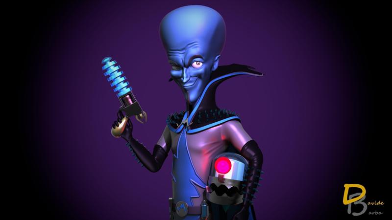 Megamind fan art 3d printable 3D print model