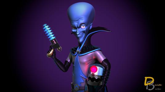 Megamind fan art 3d printable 3D print model