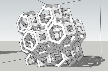 A Clumpa Truncated Octahedrons