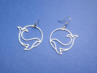 Sunset Dolphin — Horizon Line Earring