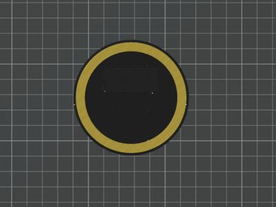Badge/Pin Fridge Magnet Base