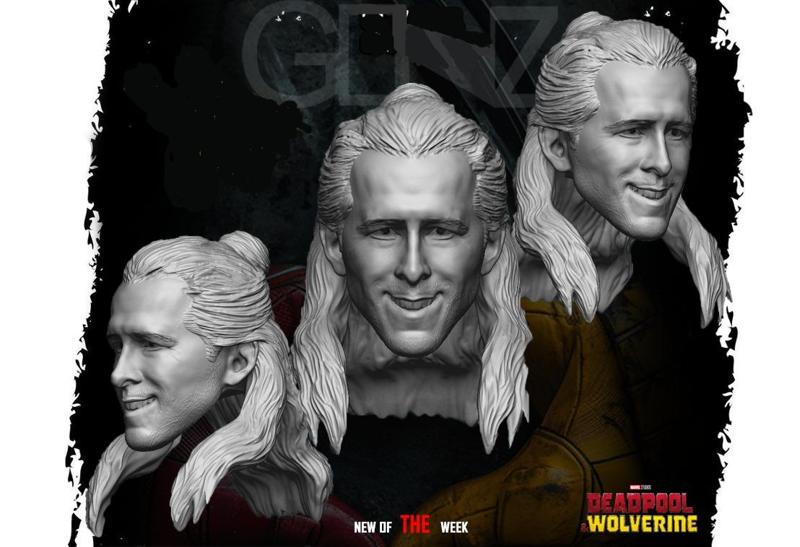 NICEPOOL DEADPOOL HEAD SCALE 1/12 O 1/6 MARVEL LEGENDS