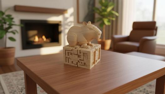 Wooden Capybara