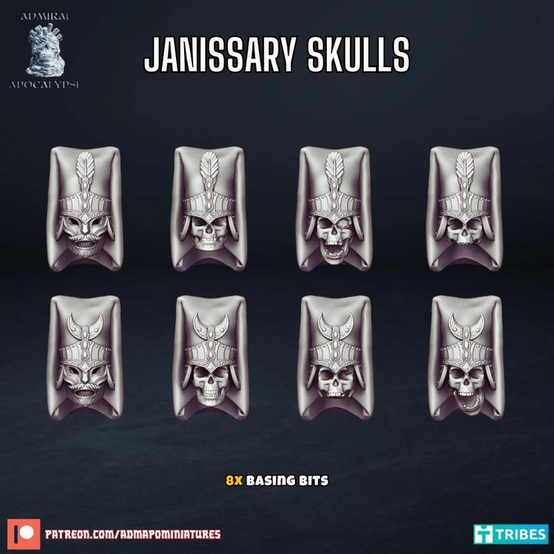 Janissary Skulls (Pre-supported)