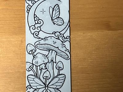 mushroom bookmark