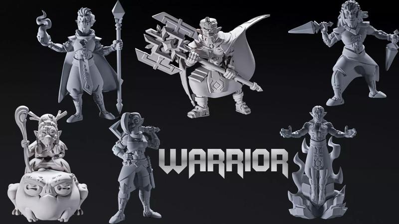 Fools Gold warrior 3D Model Collection