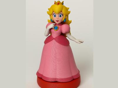 Peach Princess Figurine 3D Printable Super Mario