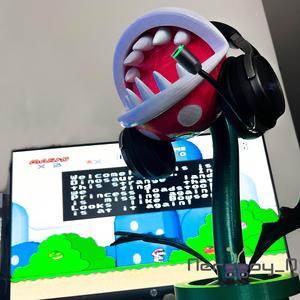 Super Mario World Piranha Plant - Headphone Holder #GAMINGXCULTS