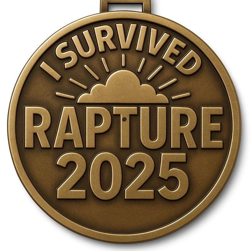 GOLD MEDAL FOR SURVIING THE RAPTURE OF 2025