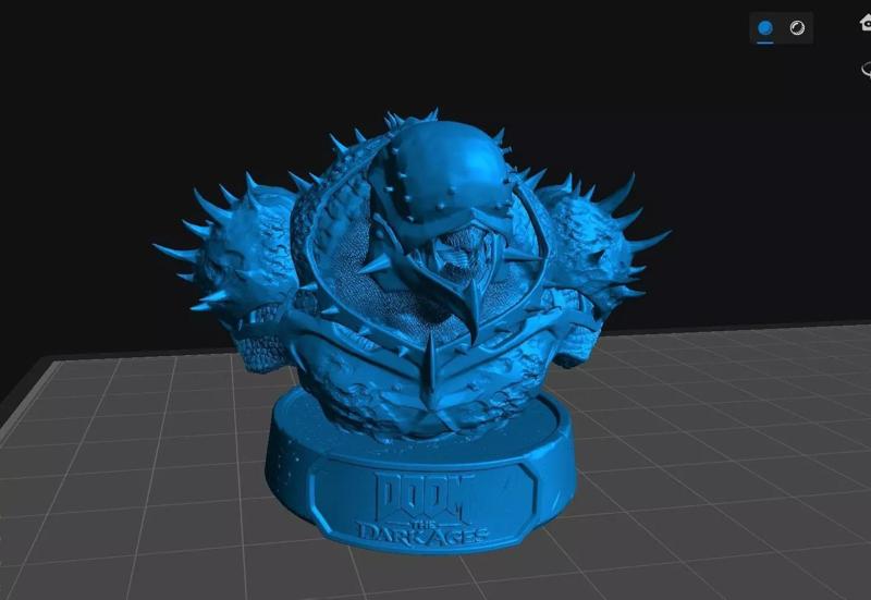 Battle knight Bust Doom The Dark Ages