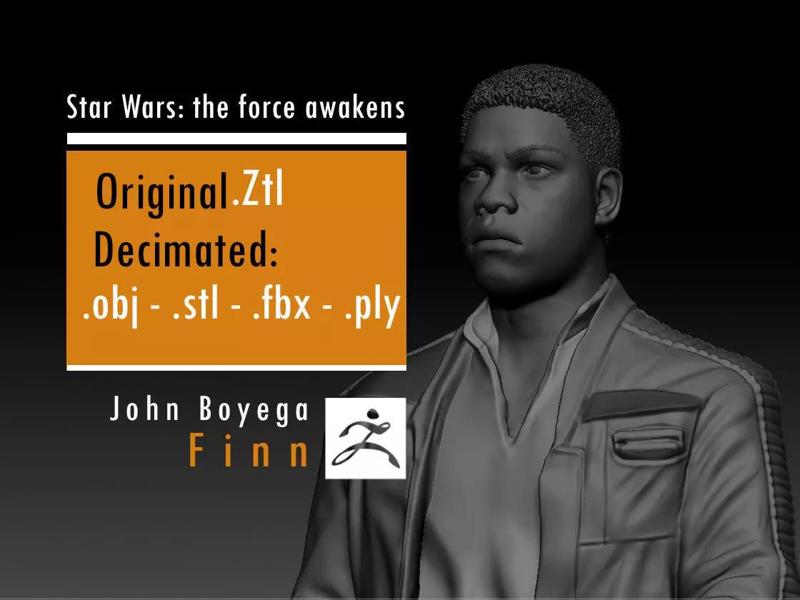 John Boyega - Finn - Star Wars the force awakens