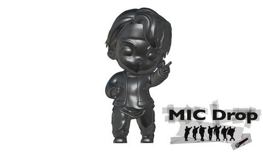 BTS V animated Chibi Funko in MIC DROP