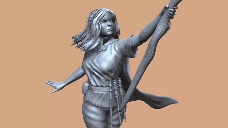 Human Sorcerer - Wizard - Catti-Bri