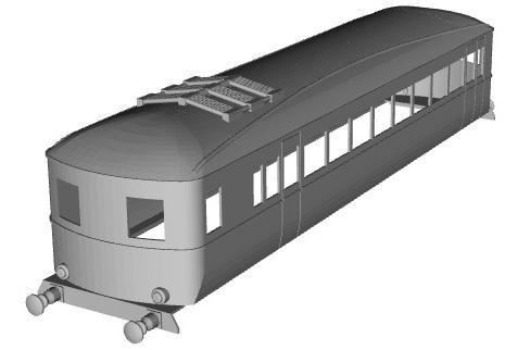 Great Northern Railway (Ireland) railcar B 1/148 scale
