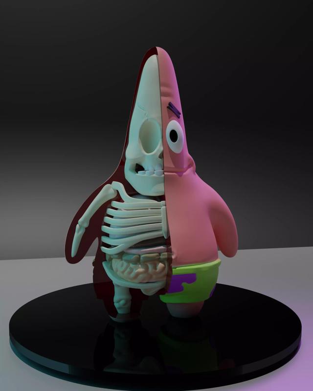 PATRICK STAR X RAY TOY PATRICIO ESTRELLA